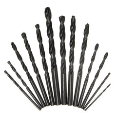 13pcs 1.5-6.5mm HSS Twist Drill Bit Straight Shank High Speed Steel Set