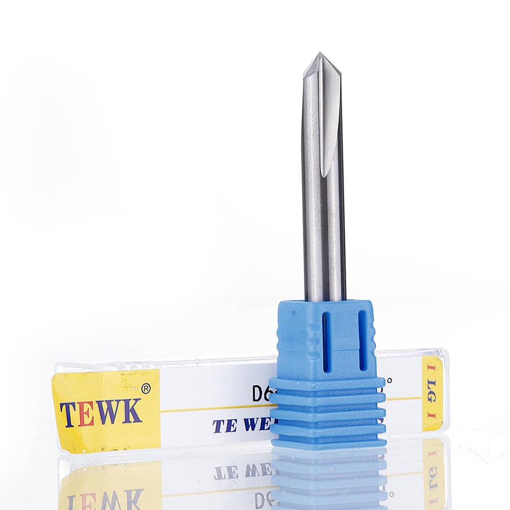 3 Flutes 90 Degree Carbide Chamfer Mill HRE45 3/4/5/6/7/8mm Tungsten Steel Milling Cutter