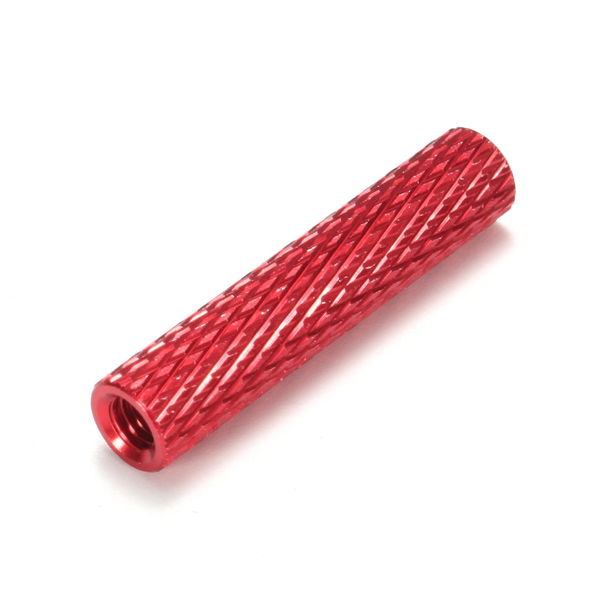M3AS17 50Pcs M3 25mm Knurled Standoff Aluminum Alloy Anodized Spacer