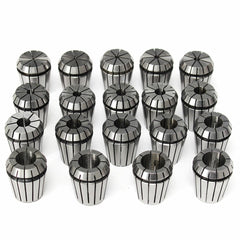 19Pcs 2mm-20mm Precision Spring Chuck Set for CNC Workholding Engraving and Milling Lathe Tool