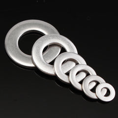 105Pcs Metric Flat Washers Stainless Steel Screw Repair Kit M3/M4/M5/M6/M8/M10