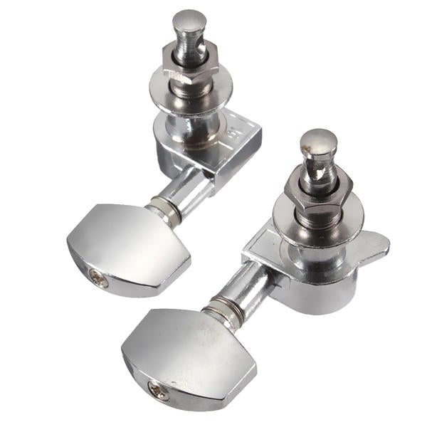 Chrome Guitar String Tuning Pegs Heads Acoustic 6 PCS Right Left