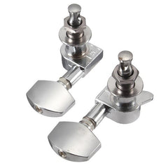 Chrome Guitar String Tuning Pegs Heads Acoustic 6 PCS Right Left