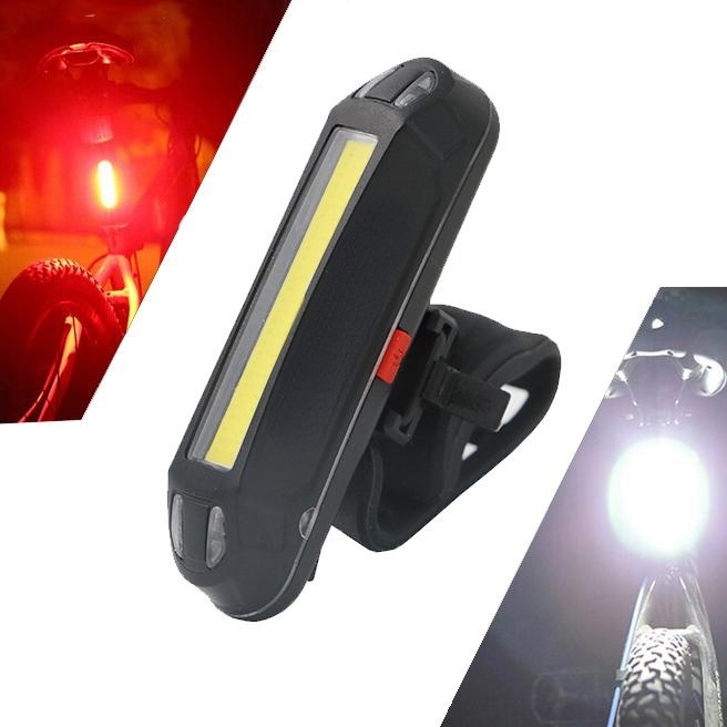 Bicycle Warning Night LED Light 500LM USB Rechargeable