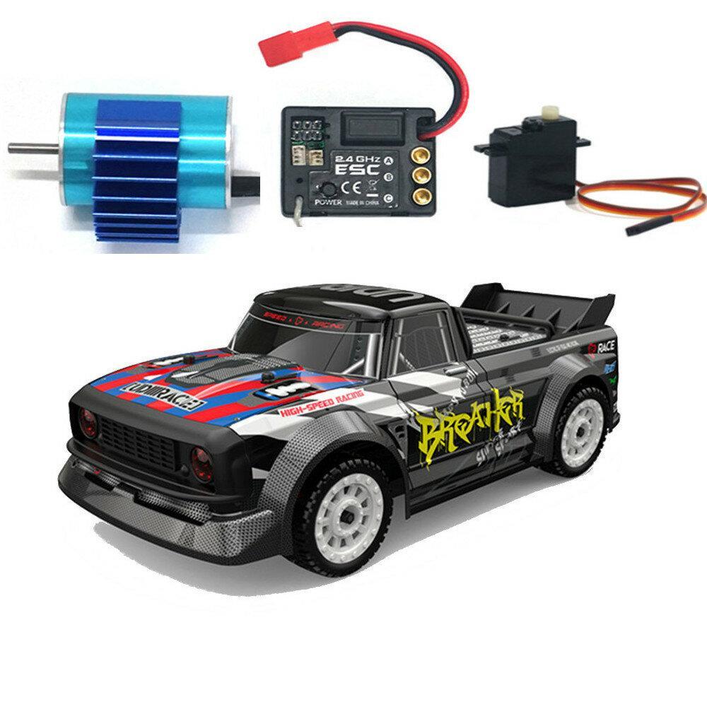 Brush-less 60km/h Upgraded RTR 2.4G 4WD RC Car LED Light Drift Vehicles Model Toys