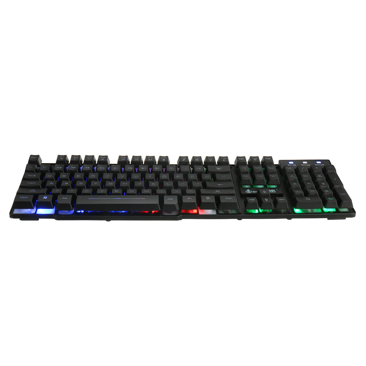 104 Keys Gaming Keyboard RGB Backlit Light Wired Keyboard and 1600 DPI Gaming Mouse Set
