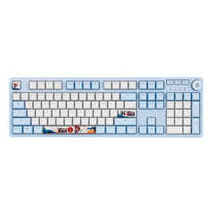 Mechanical Gaming Programming Keyboard Type-C Wired Keyboard 104 Keys Macro With Magnetic Upper Cover Translucent PBT Supplement Keycaps
