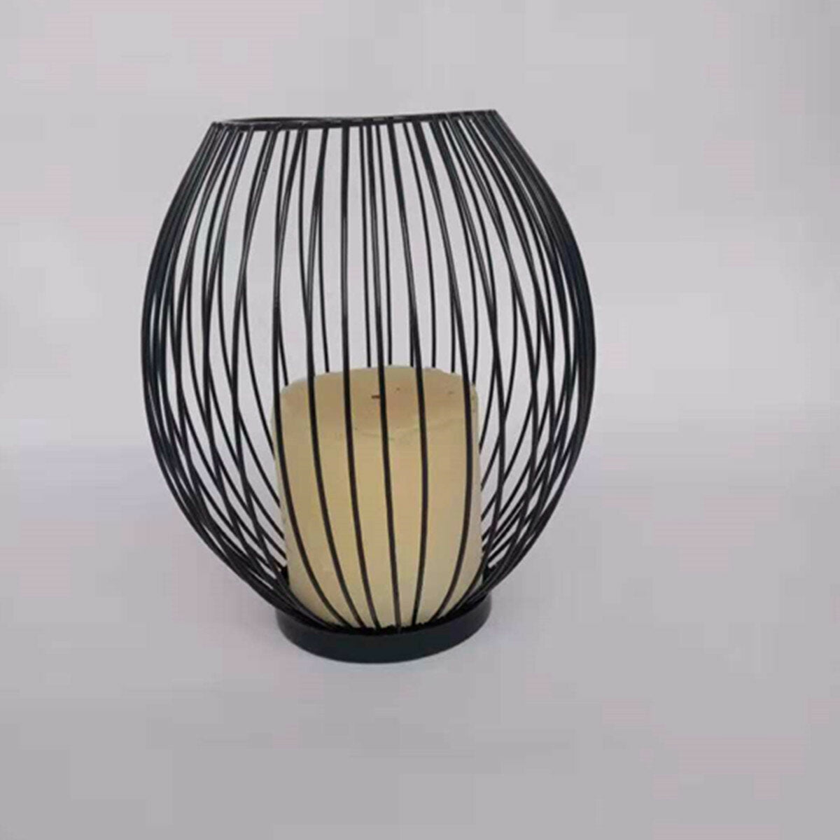 Iron Cage Tealight Candle Stand Holder Lantern Candlestick Wedding Decor