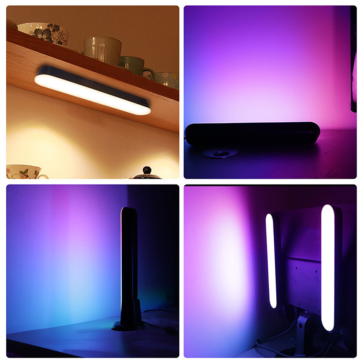 Bluetooth RGB LED Ambient Light Microphone Music APP Control Fill Light
