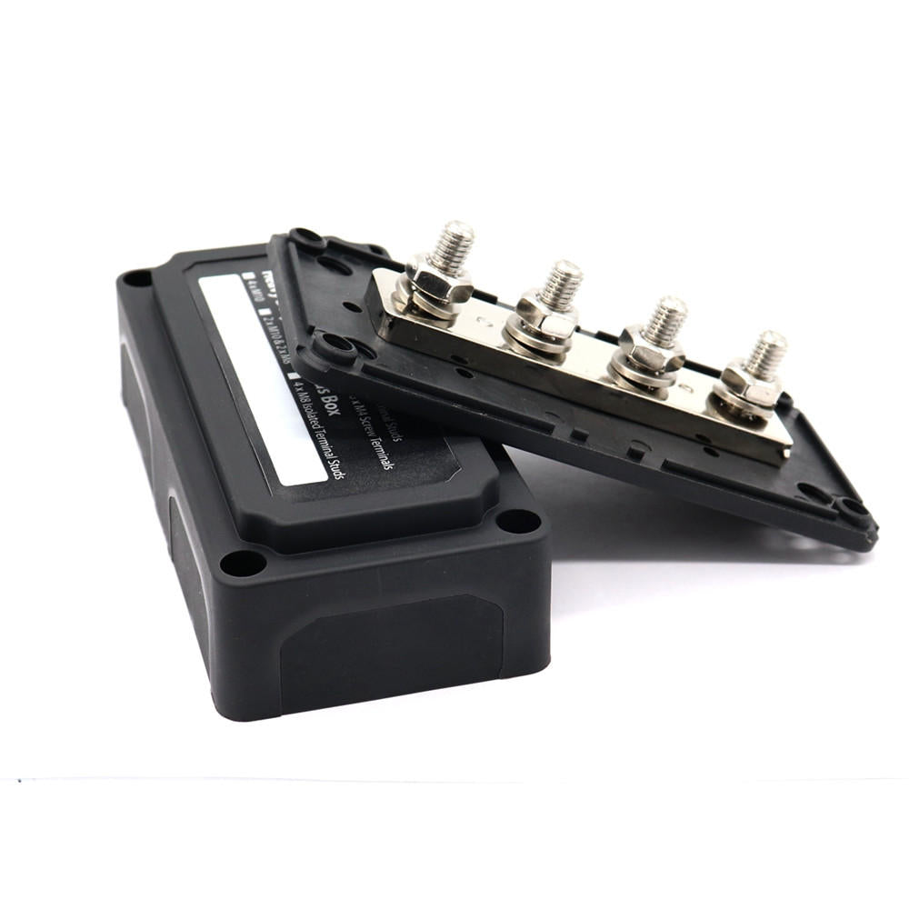 12/24V 300A Heavy Duty Terminal Block Boat Bus Bar Power Negative Distribution Box