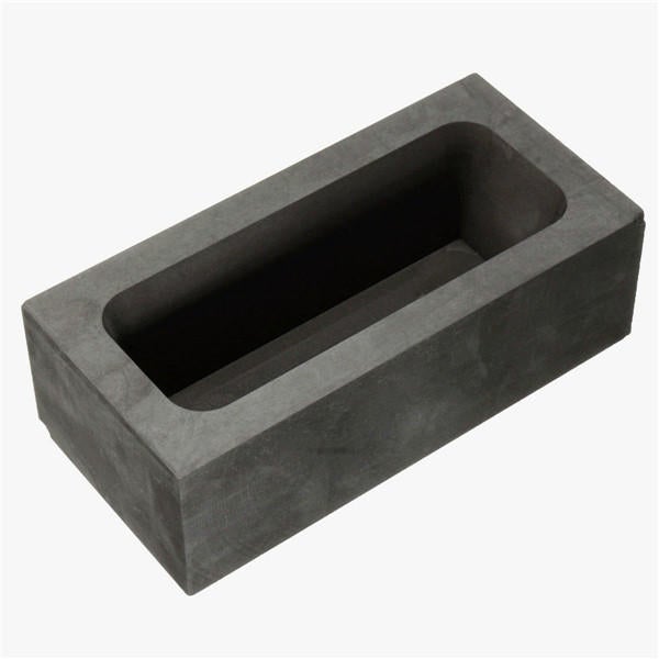 125x60x40mm Square Graphite Mold Crucible for Melting Casting 85oz Gold/46oz Silver