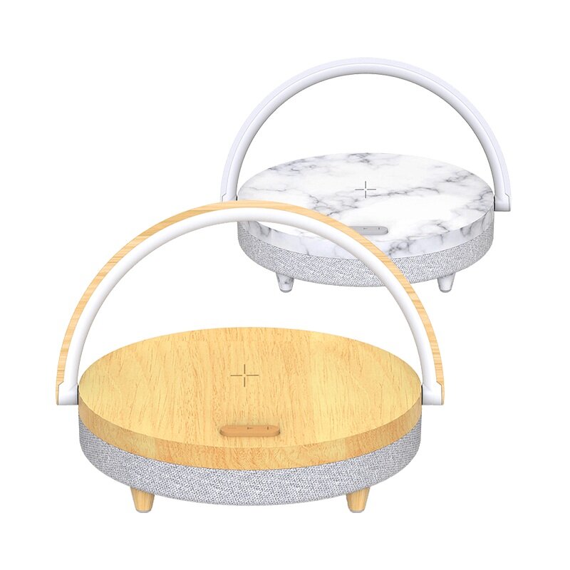 Wireless Charging Music Desk Lamp Three-speed Dimming 5.0 Bluetooth Speaker Type-c Charging Phone Holder