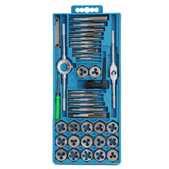 40pcs M3-M12 Screw Thread Metric Plugs Taps Tap Wrench Die Set