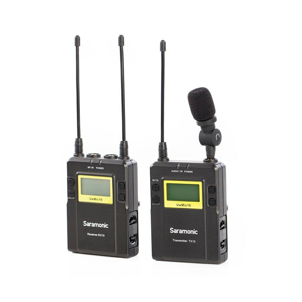Plug and Play 3.5mm Wireless Omnidirectional Microphone for Video Mic DSLR Camcorder CaMixer SmartMixer LavMic SmartRig