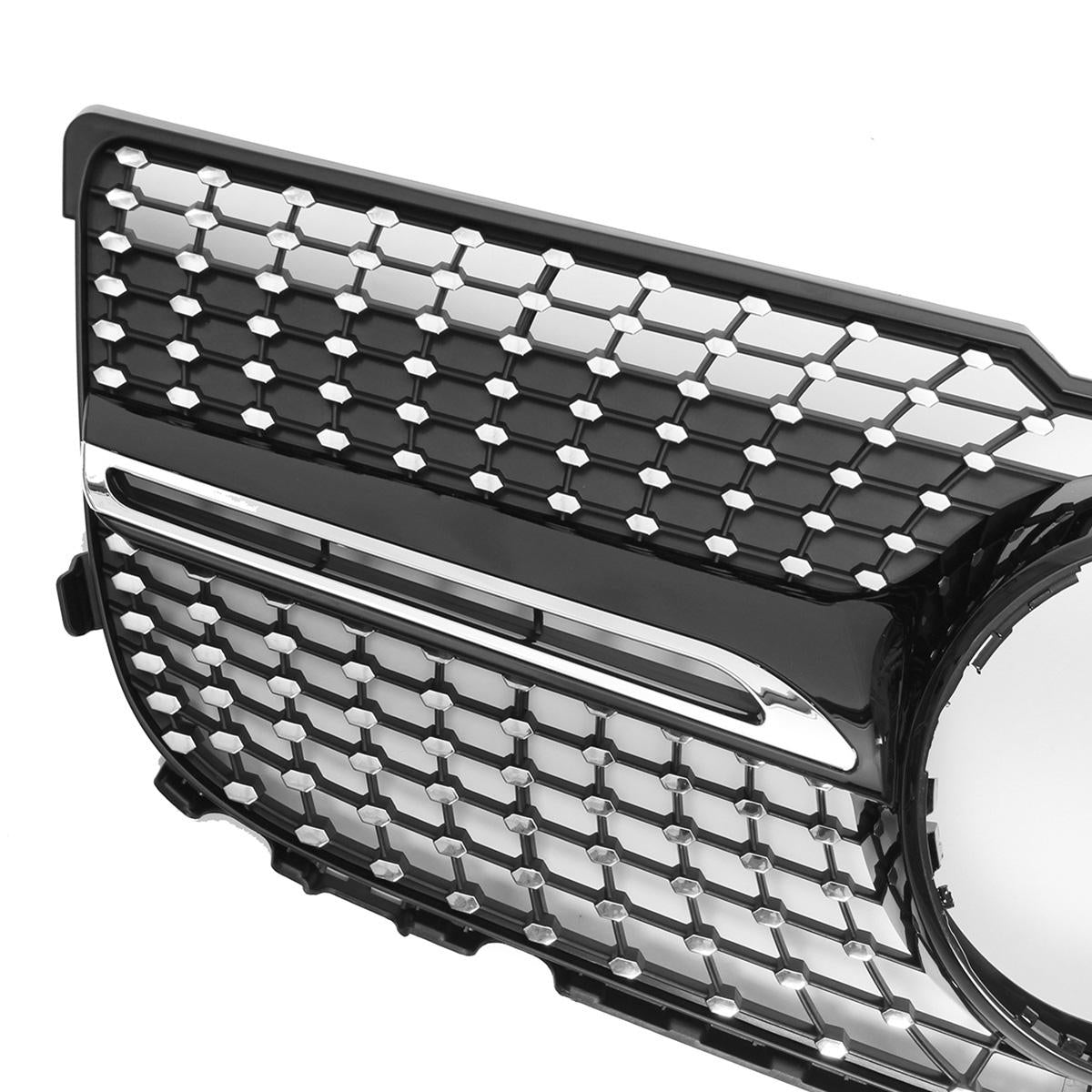 Diamond Black Front Grille Grill For Mercedes Benz