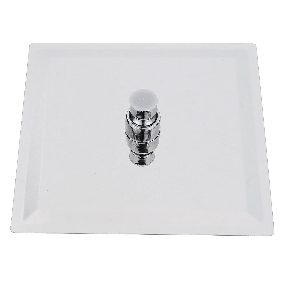 Square 8 Inch Rainfall Shower Head Extension with Arm Hose Kit Overhead