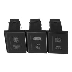 For VW Amarok Amrok Pickup LEFT Push Button Switch Red Spot/Driving Light LED Light Bar On-Off Switch DC 12V 3A