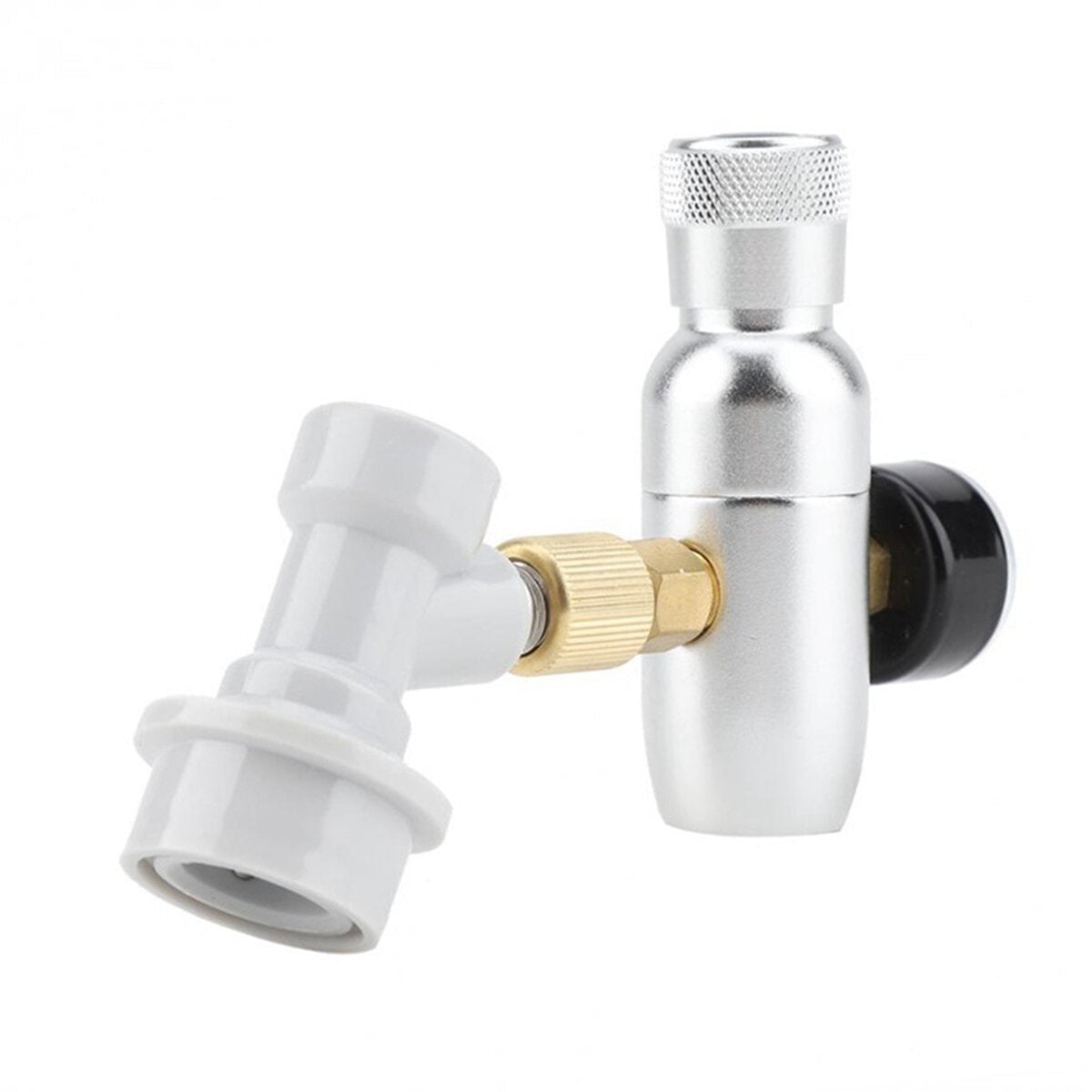 Mini CO2 Charger 60/150 PSI Homebrew Kegging Pressure Reducing Valve Ball Lock