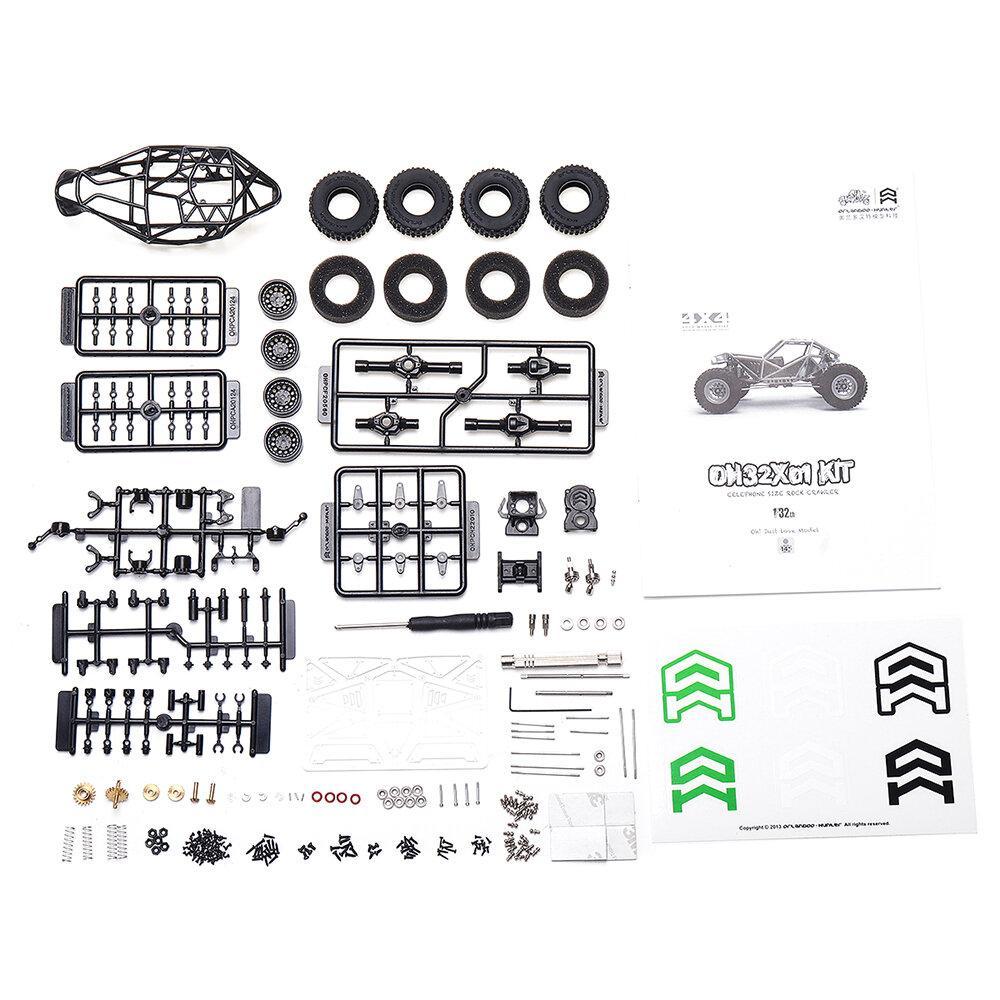 4WD DIY Frame RC Kit Rock Crawler Car Off-Road Vehicles without Electronic Parts