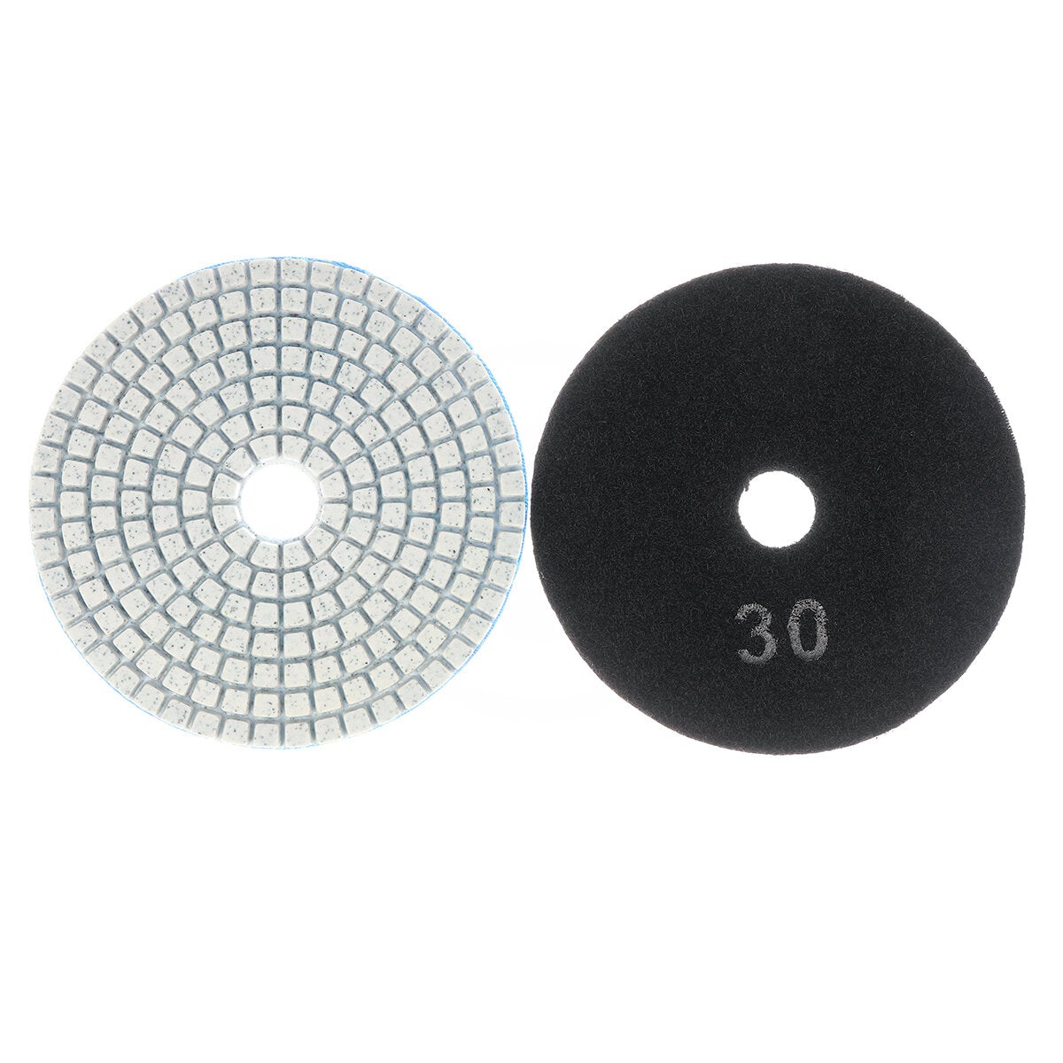 17pcs 4 Inch 30-800 Grit Diamond Polishing Pads Set for Marble Granite Stone Concrete