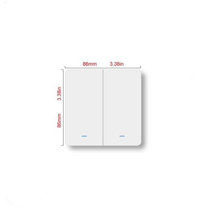Wireless Transmitter Switch Vice Switch 2Gang