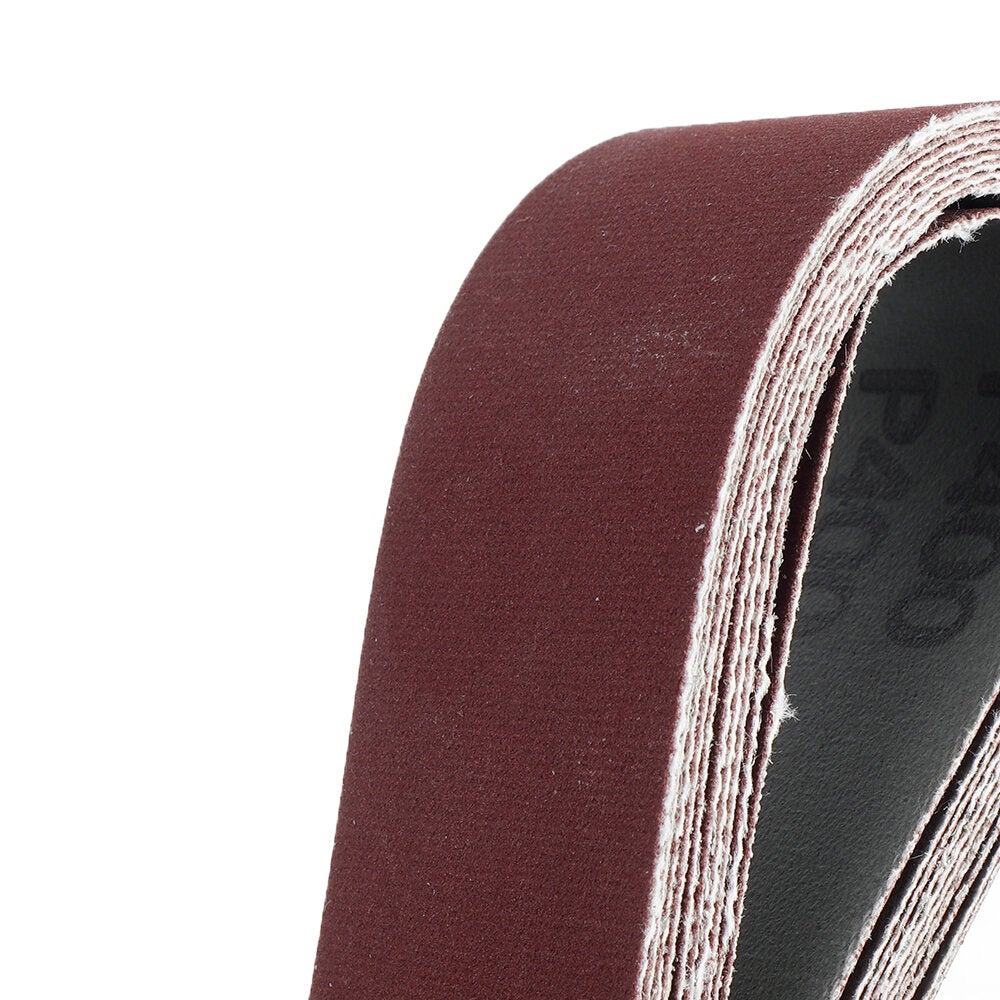 10pcs 40 to 1000 Grit 40mm x 740mm Sanding Belts For Angle Grinder Belt Sander Attachment