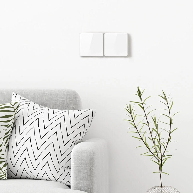 Smart Switch Wall Switch Single/Double Open Dual Control Switch 2 Modes Switch Over Intelligent Lamp Lights Switch