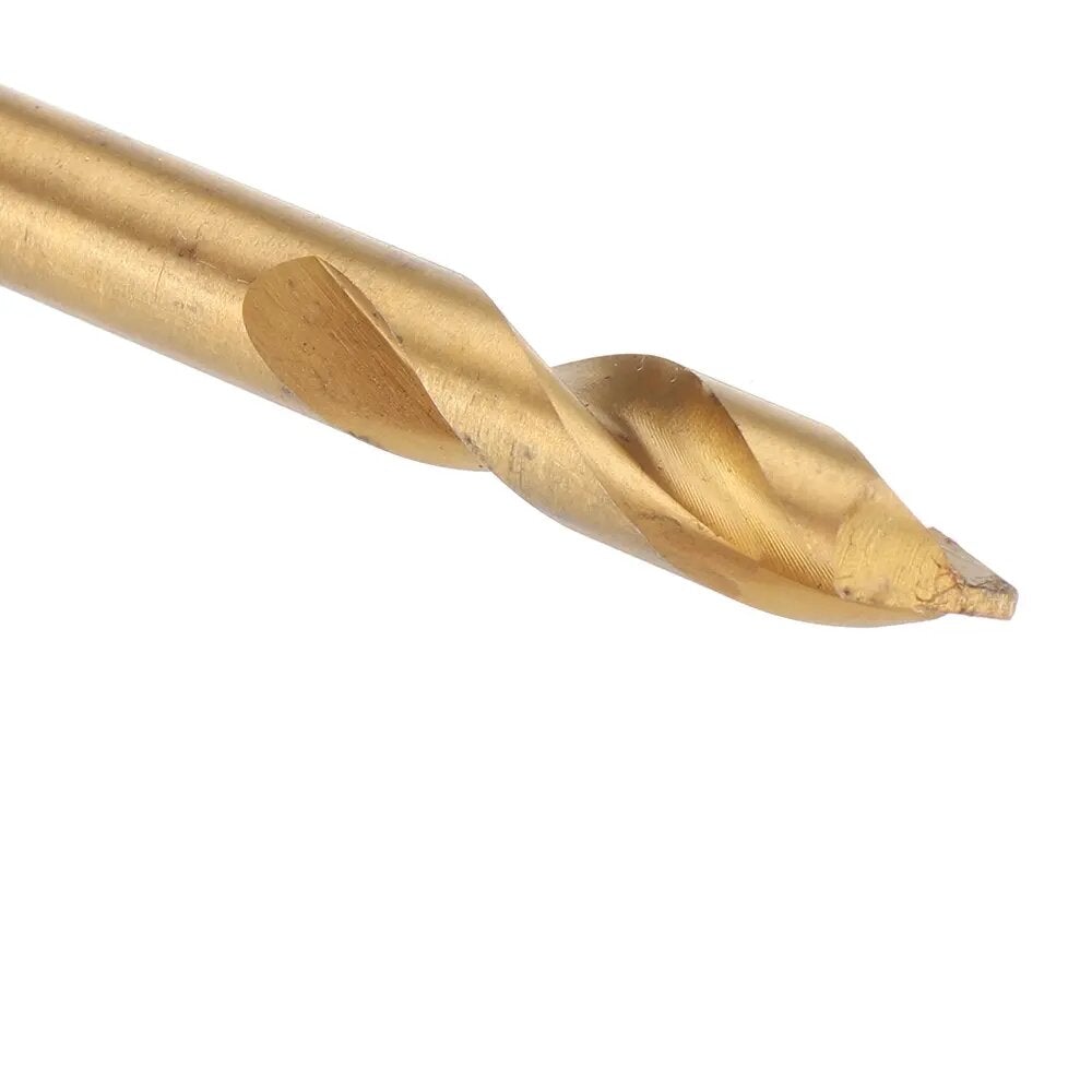 7Pcs 3-12mm Spot Drill 60 Degree Titanium Coated M42 Cobalt Chamfer Drill Location Center Bit