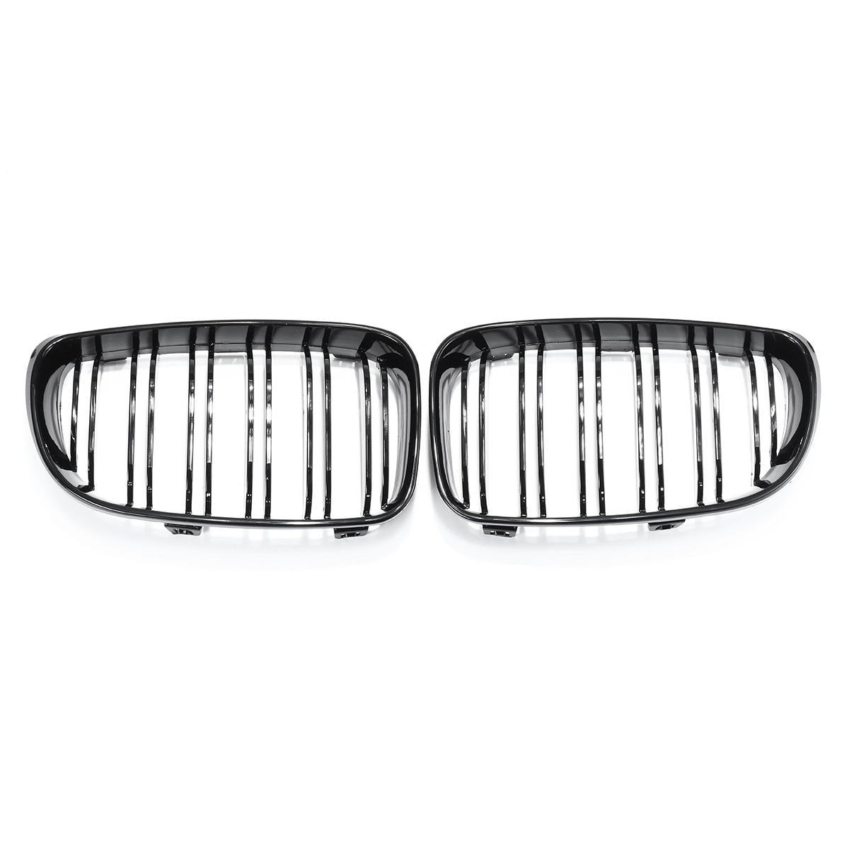 A Pair Of ABS Gloss Black Front Kidney Grille