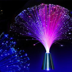 Colorful Changing Flashing LED Fiber Optic Night Light Lamp Stand Party Decor