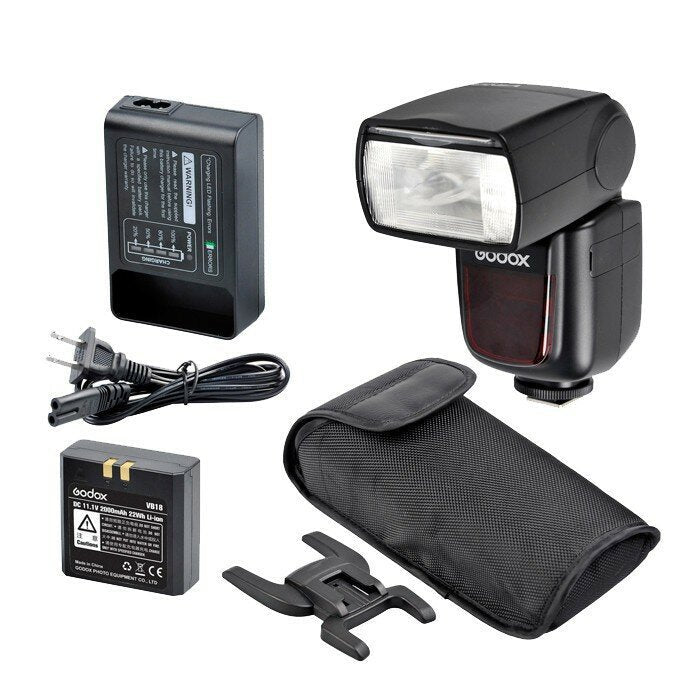 Flash Light Speedlight w/ Rechargeable Lithium-ion Battery for Nikon/Canon/Olympus/Pentax/Fujifilm