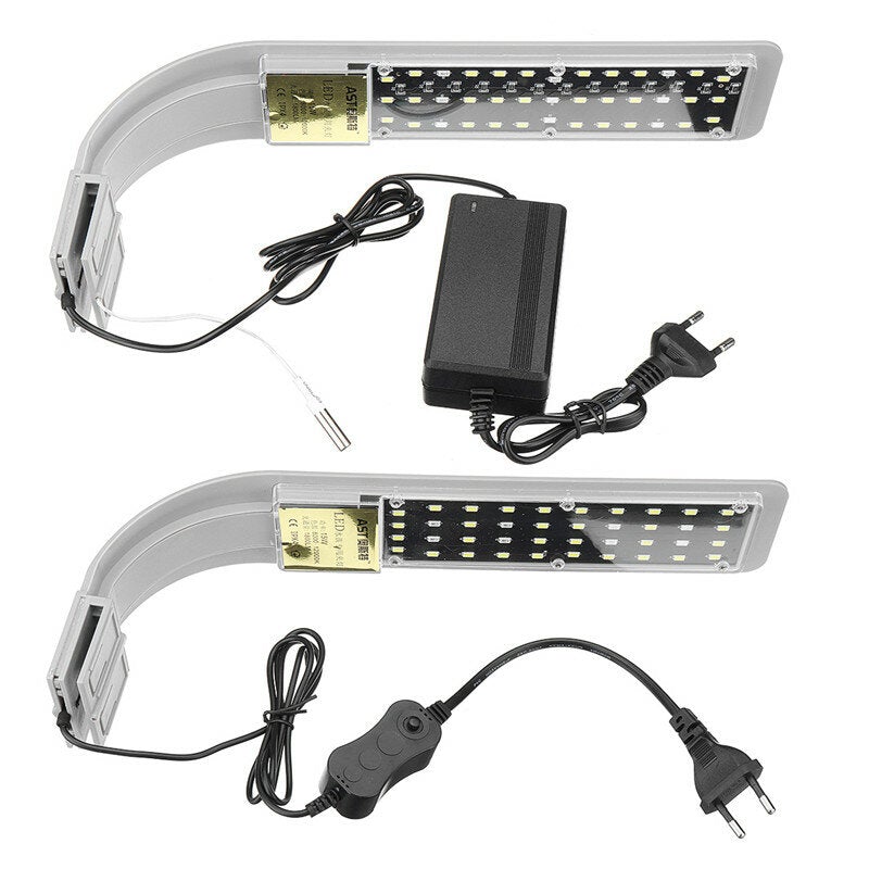 15W LED Aquarium Light Fish Clip-on Lighting Touch Control Tank Grow LED Planting Lamp
