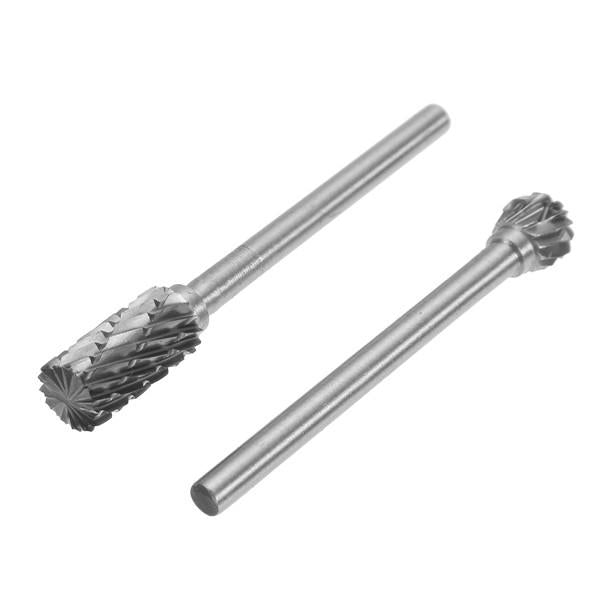 10pcs 3mm Shank Tungsten Carbide Burr Rotary File Drill Bits Cutter