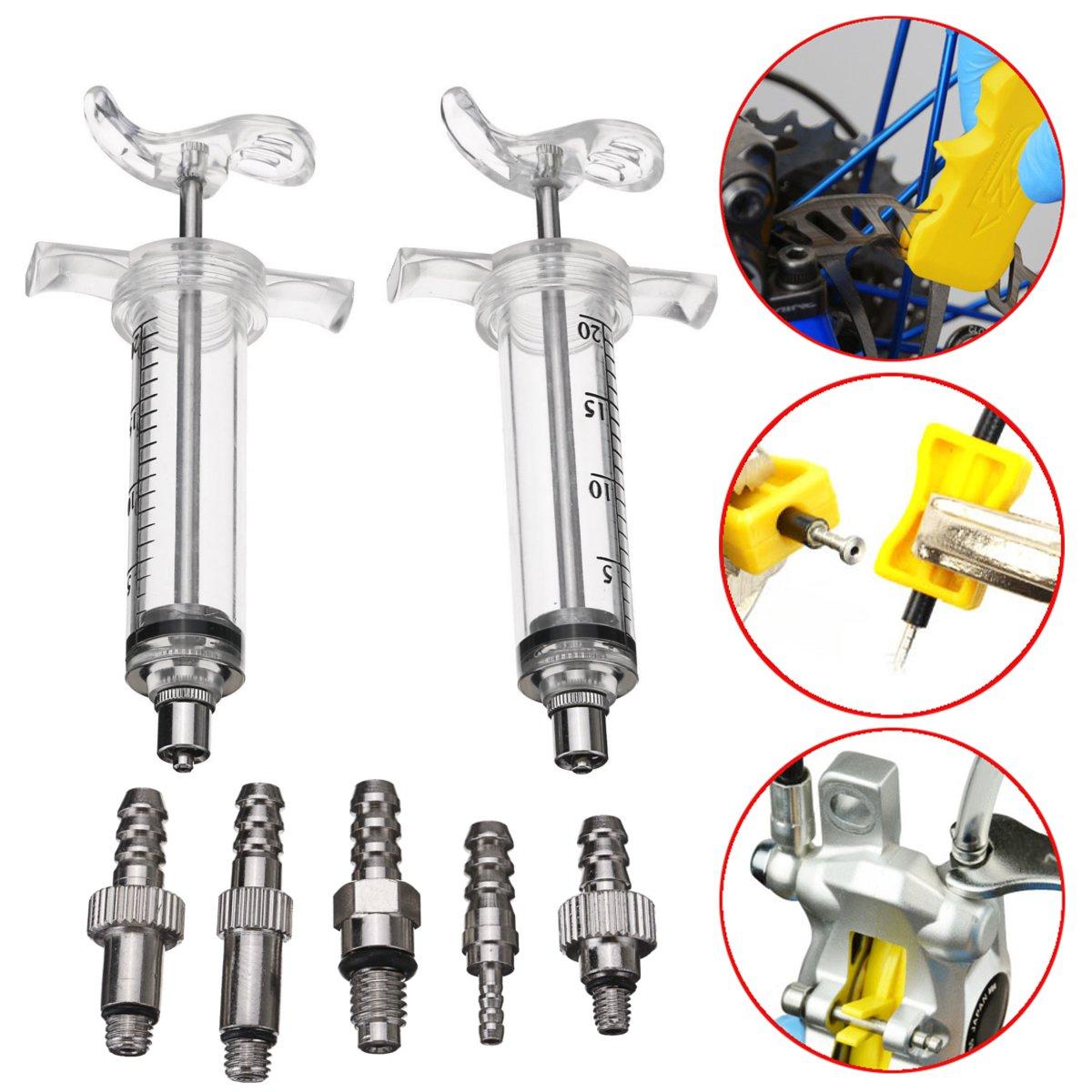 Bicycle Hydraulic Disc Brake Kit Tool Advanced Syringes for AVID Formula DODE JUICY HAYES EL