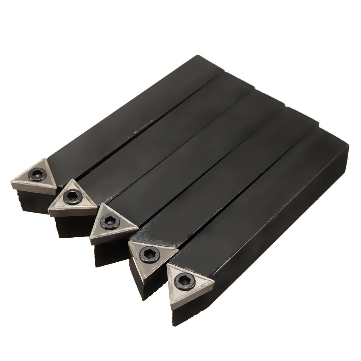 5pcs 3/8 Inch Shank Lathe Carbide Inserts with Turning Tool