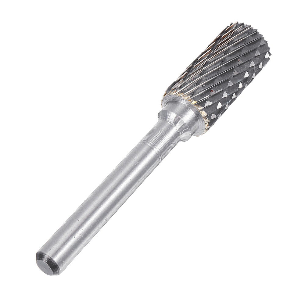 5pcs 6x12mm Double Lines Rotary File Burr Tungsten Carbide Rotary Cutter Files for Rotary Drill