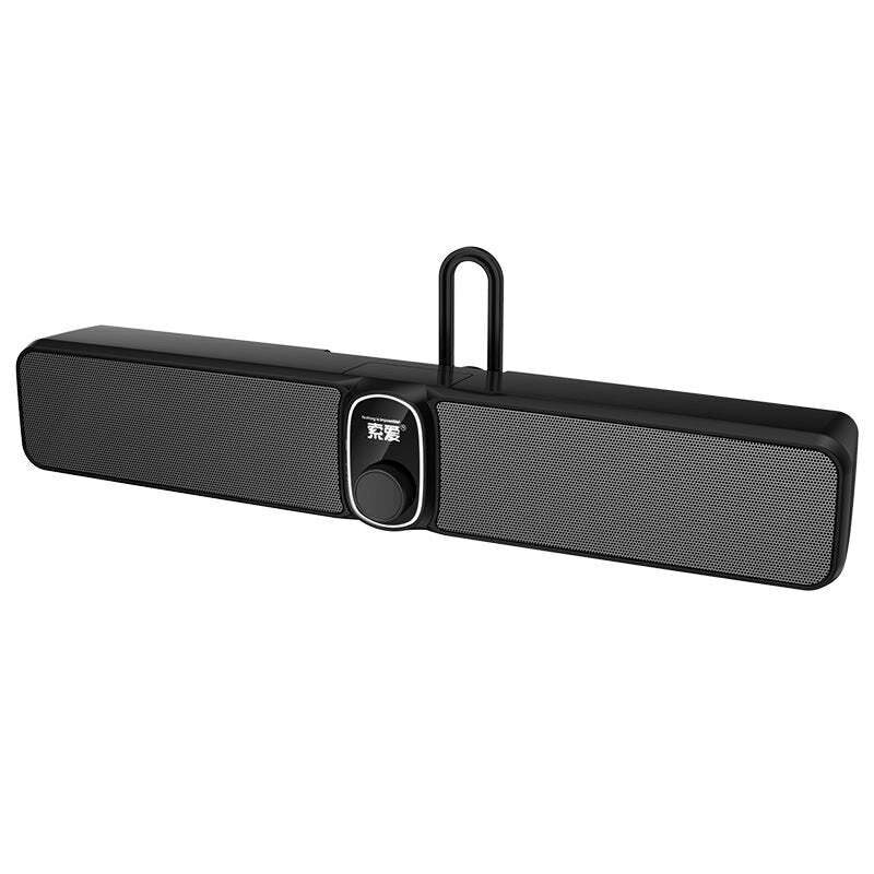 Bluetooth Soundbar Subwoofer Stereo Hi-Fi Bass Loud Speakers with Phone Holder Music Play Center Soundbar