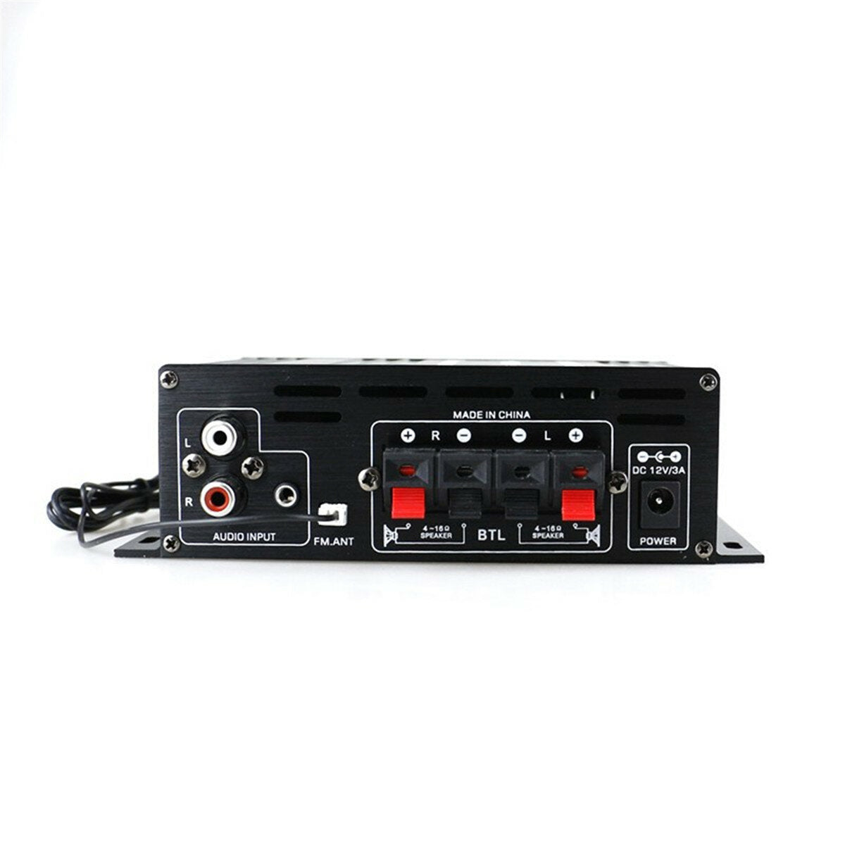 12V 40W+40W Bluetooth Car Home 12V/220V Power Amplifier Hi-Fi Audio Stereo Amp