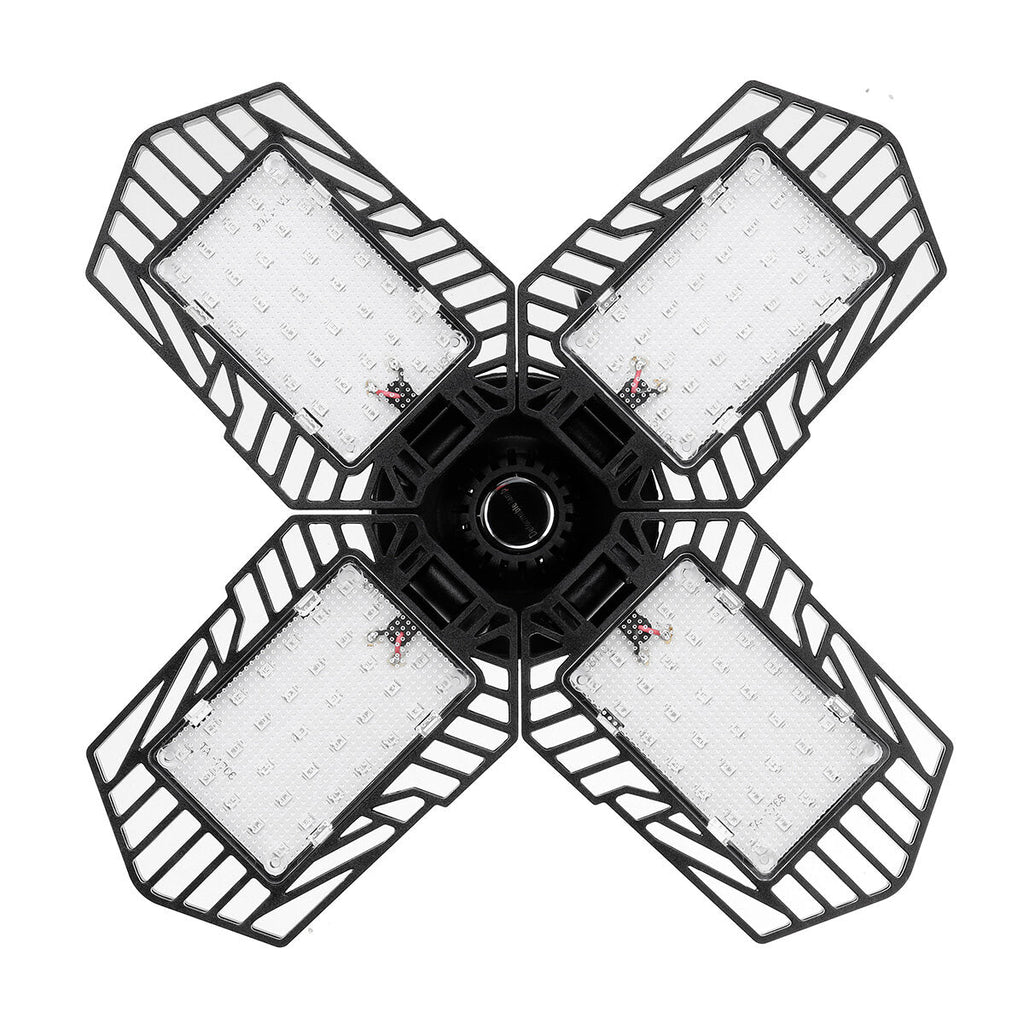 132LED Grow Light 2835 Full Spectrum 4 Blades Hydroponic Plant Veg Flower Lamp AC85-265V