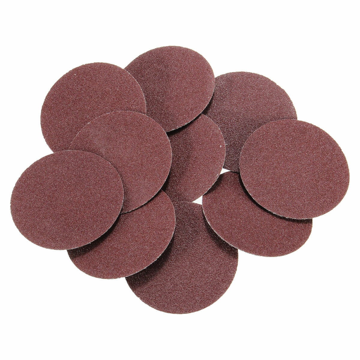 40pcs 2 Inch Roll Lock Sanding Disc 24/60/120/240 Grit Sandpaper Sanding Disc