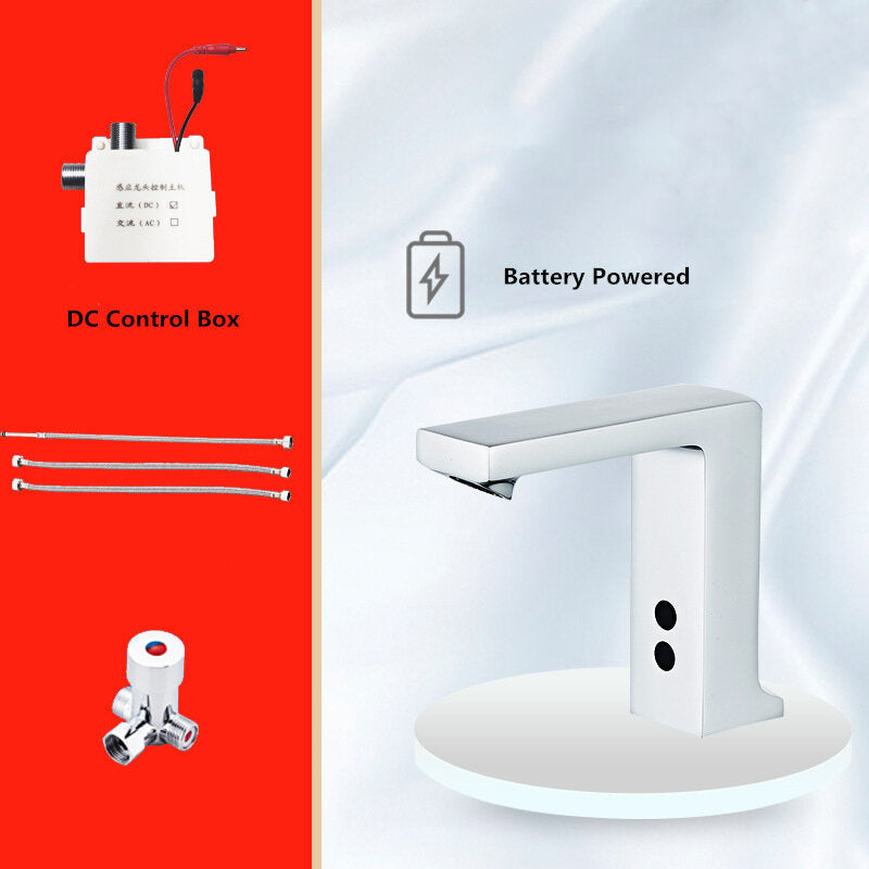 Induction Faucet Hot And Cold Automatic Sensor Touchless Sink Hand Contactless All Copper Kitchen Bathroom Auto Smart Water Saving