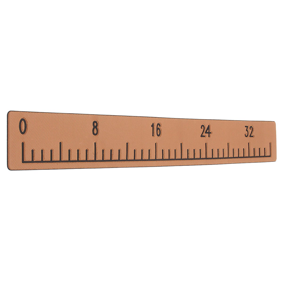 1000x150x6mm 0-32 Inch EVA Foam Ruler for Fish Boat Yacht Accessory Grey