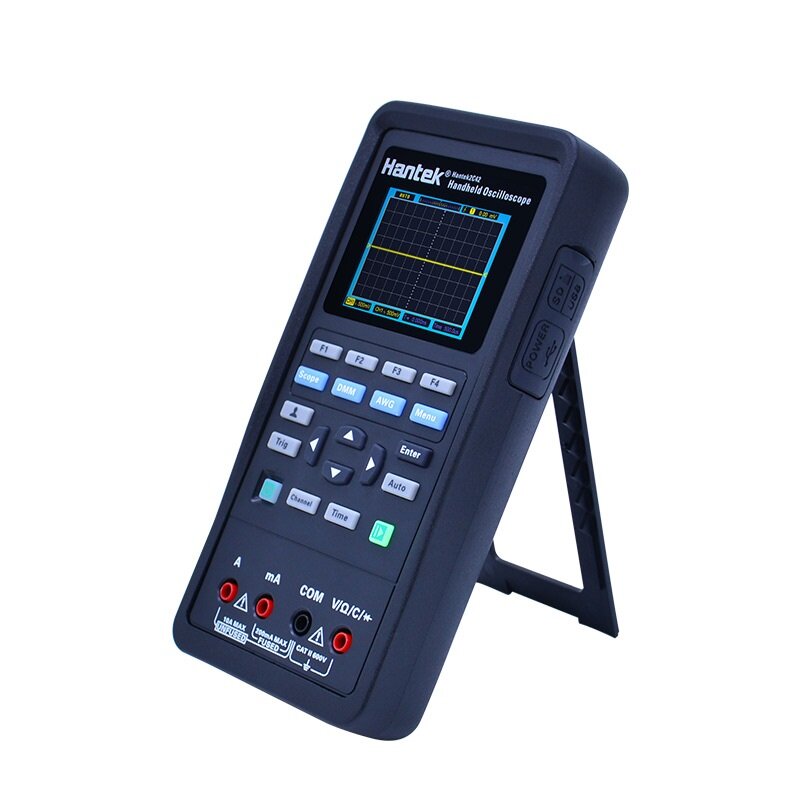 3in1 Digital Oscilloscope + Waveform Generator+Multimeter Portable USB 2 Channels 40mhz 70mhz LCD Display Test Meter Tools