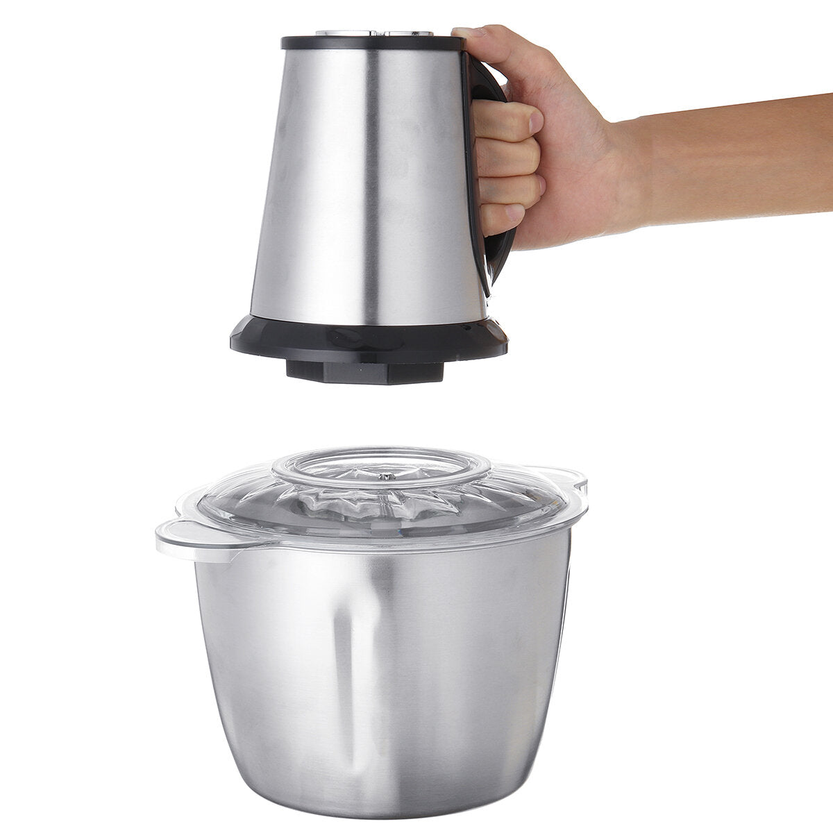 Electric Meat Grinder Food Processor Chopper Blender Slicer 3 Gears 3L 220V