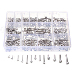 M3SSH2 M3/M4/M5 A2 Stainless Steel Hex Allen Socket Cap Screws Bolts Assorted Kit 270Pcs