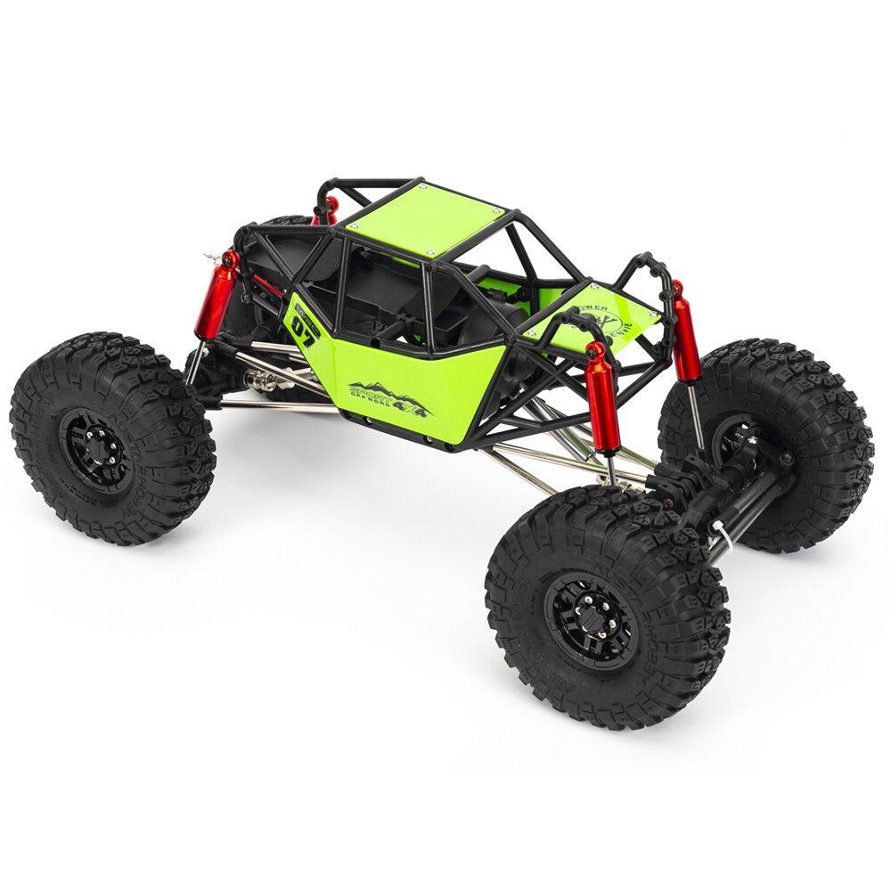 Wheelbase Rock Car Chassis With Tube Roll Cage Electric Parts for 1/10 RC Crawler Car Axial SCX10 90046 TRX4 Vechicle Models
