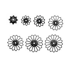 Aluminum Alloy Bicycle Derailleur Pulley Wheel Cycling Guide Roller Ceramic Bearing