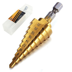 4-22MM Hex Titanium Step Cone Drill Bit Hole Cutter HSS 4241