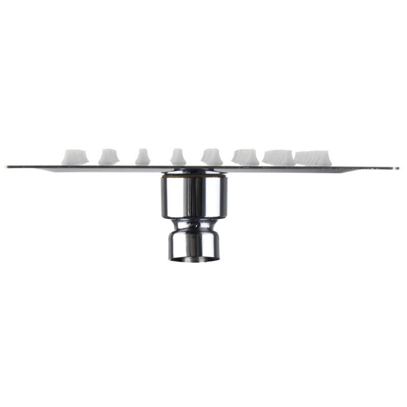 G1/2 Rain Shower Head Square Chrome Wall / Ceiling Mounted Bathroom Top Sprayer Faucet Stainless Steel