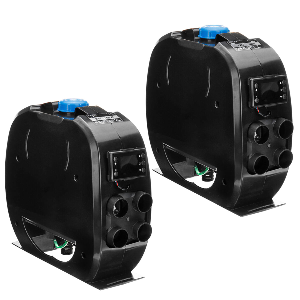 12V/24V Electric Air Heater LCD Switch with Remote Control Automatic Temperature Control Easy Installation for Car